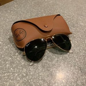 Women’s Polarized Aviator Ray-bans